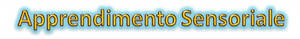 APPRENDIMENTO SENSORIALE