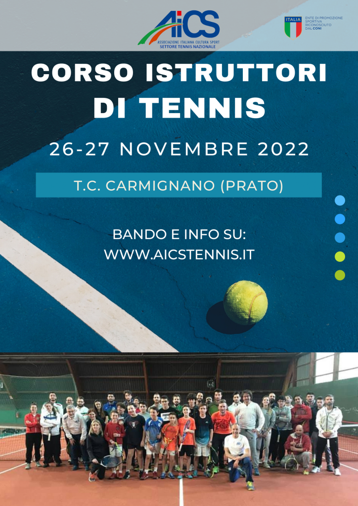 LOCANDINA CORSO ISTRUTTORI TENNIS